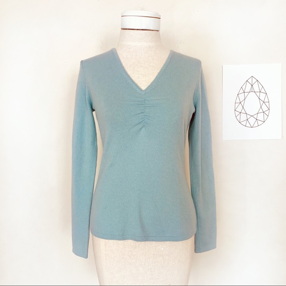 aqua cashmere sweater